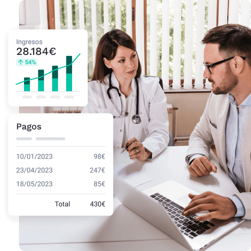 cc-manager-doctor-laptop-invoice-payment-chart@2x